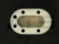 As-Molded Alumina Insulator with 6 - 400um Holes